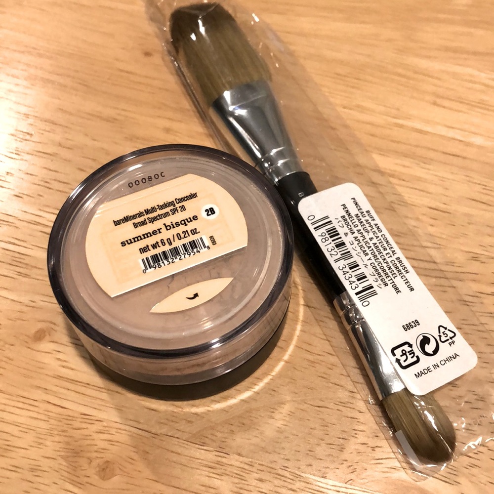 Jumbo bareminerals summer bisque with brush
